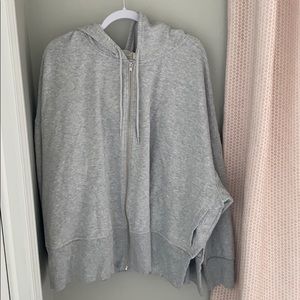 Oversized Zip-up Hoodie